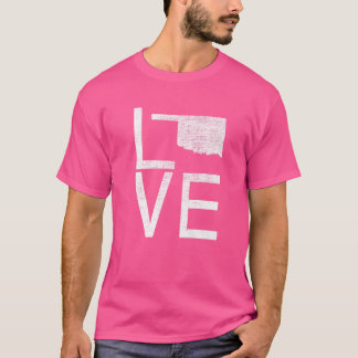 T-shirt Fier Usa Fan State Oklahoma Love Map Oklahoma