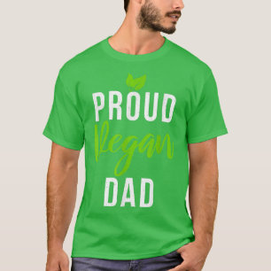 T-shirt Fier Vegan Papa Drôle Végétarien Père Plante Mange