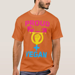 T-shirt Fier Vegan Queer Trans Gay Lesbian Vegans Veganis