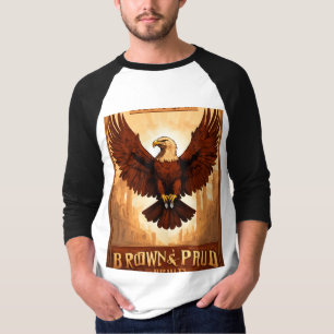 T-shirt Fierce Eagle Design : Le tissage complexe des éche