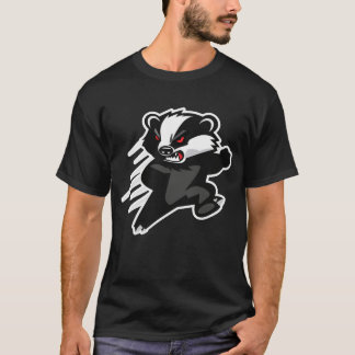 T-shirt Fierce Honey Badger Attack Mascot