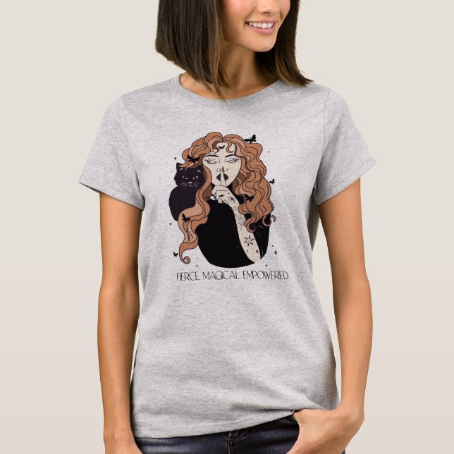 T-shirt Fierce Magique Empower Femme sorcière (Devant)