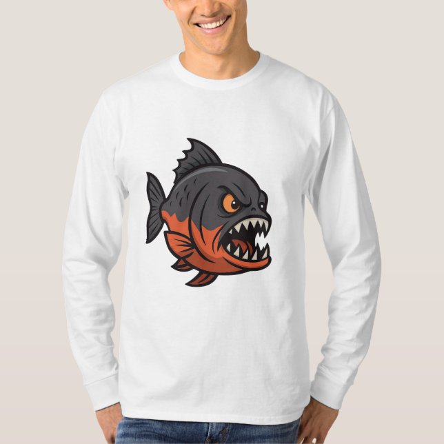 T-shirt Fierce Piranha (Devant)
