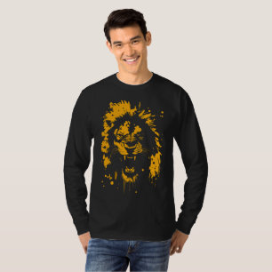 T-shirt Fierce rugissement lion splash art
