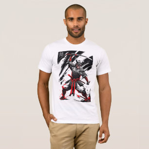 T-shirt Fierce Samurai guerrier d'encre