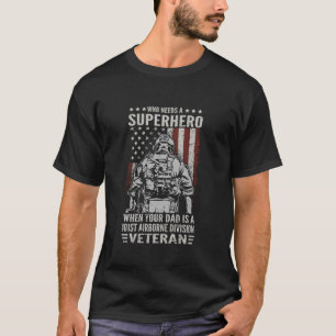 T-shirt Fière 101e division aéroportée Papa Paratrooper Ve
