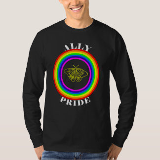 T-shirt Fière alliée Égalité LGBTQ Arc-en-ciel Lesbienne G