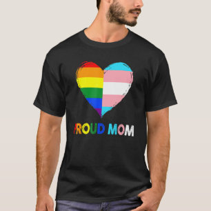 T-shirt Fière alliée LGBTQ Transgenre Fière Maman Fière Tr