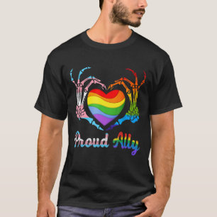 T-shirt Fière Ally Pride Transgenre Gay Les Lgbtq Jour Mon