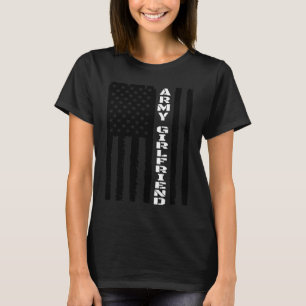 T-shirt Fière amie de l'armée - La petite amie militaire