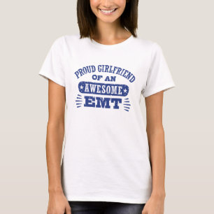 T-shirt Fière amie d'un EMT génial