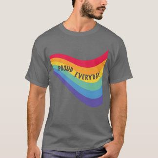 T-shirt Fière Arc-en-ciel Fierté Quotidienne famille