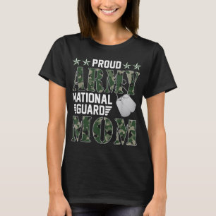 T-shirt Fière Armée Garde nationale Maman Famille militair