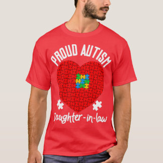T-shirt Fière Autisme Fille-droit Famille Correspondances