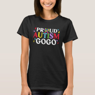 T-shirt Fière Autisme Gogo Famille Associée Sensibilisatio