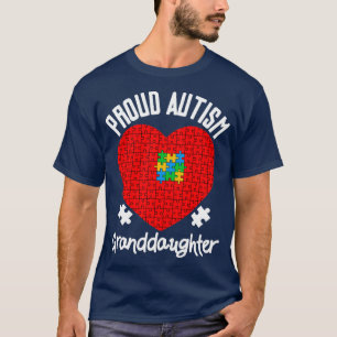 T-shirt Fière Autisme Grand-fille de la famille des costum