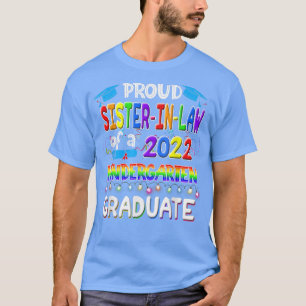 T-shirt Fière belle-soeur d'une classe de maternelle 2022