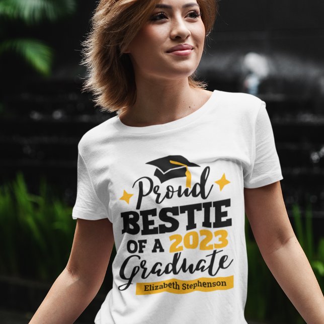 T-shirt Fière Bestie d'un meilleur ami diplômé 2023 (Créateur téléchargé)