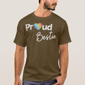 T-shirt Fière Bestie    PrideMeilleur Ami Ally Gay pride 