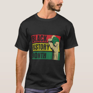 T-shirt Fière Black African American Melanin Pride Black H