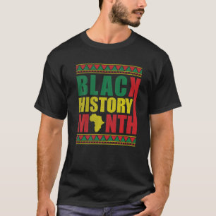 T-shirt Fière Black African American Melanin Pride Black H