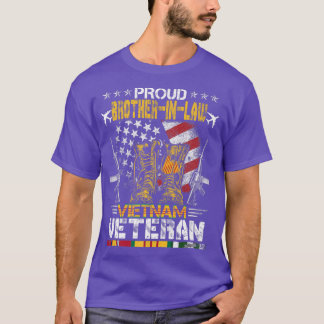 T-shirt Fière BrotherInLaw Du Vietnam Vétérinaire Drapeau