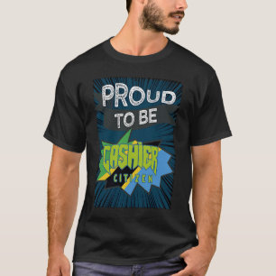T-shirt Fière caissière citoyenne Profession travailleur d