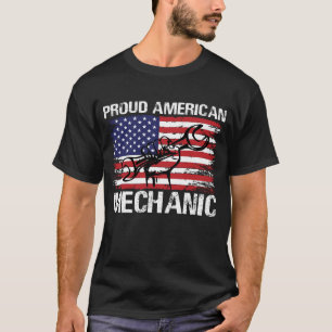 T-shirt Fière conception mécanique américaine
