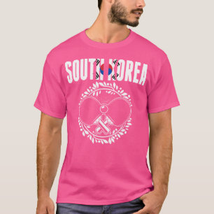T-shirt Fière Corée du Sud Table Tennis Lover Jersey Corée