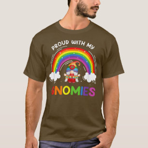 T-shirt Fière de mes Gnomies LGBTQ Gnomes arc-en-ciel Prid