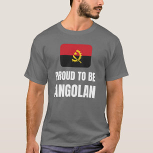 T-shirt Fière d'être angolaise
