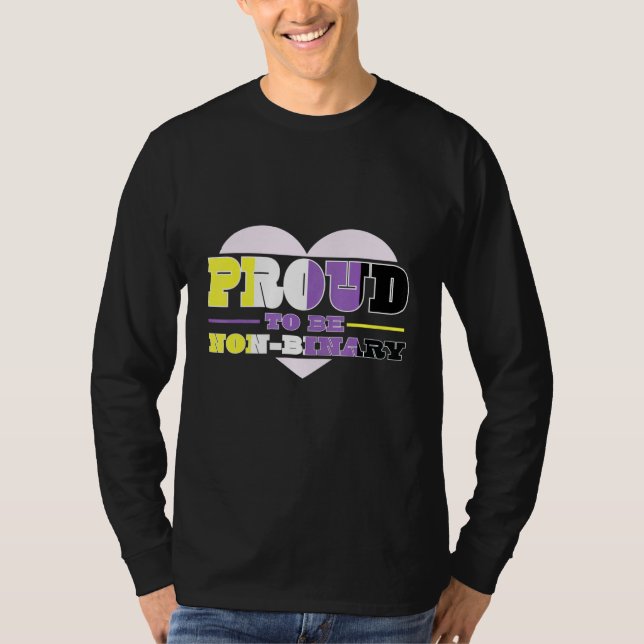 T-shirt Fière D'Être Enby Non Binaire Genderqueer Non bina (Devant)
