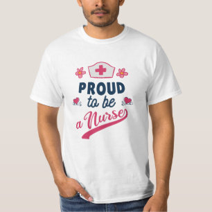 T-shirt Fière d'être infirmière