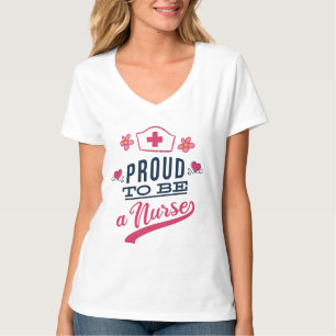 T-shirt Fière d'être infirmière