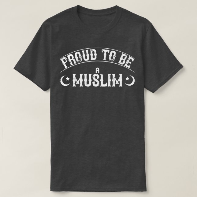 T-shirt Fière d'être musulmane (Design devant)
