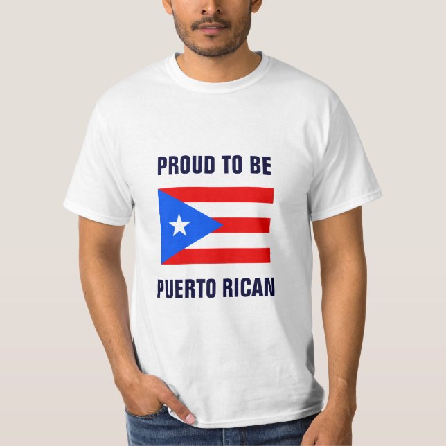 T-shirt Fière d'être Portoricaine (Devant)
