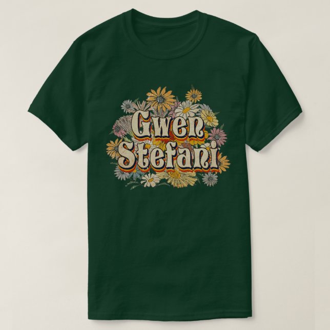 T-shirt Fière D'Être Stefani Nom Personnalisé Gwen Limited (Design devant)