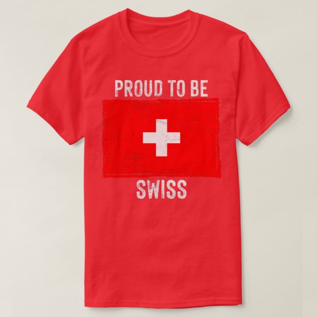 T-shirt Fière D'Être Suisse (Design devant)