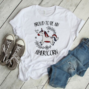 T-shirt Fière d'être une Américaine