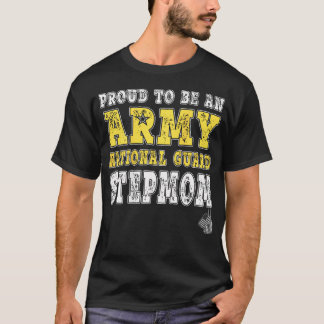 T-shirt Fière d'être une belle-mère de la Garde nationale 