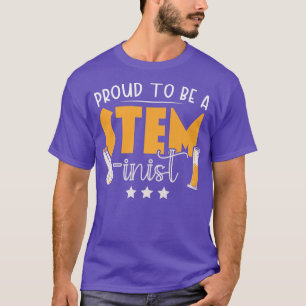 T-shirt Fière D'Être Une Biologie Stéménite Grand Escadron
