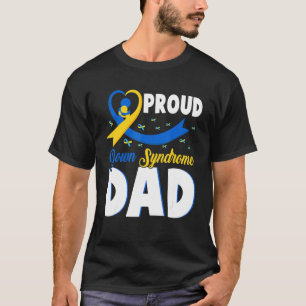 T-shirt Fière du syndrome de Down Papa Fière de la sensibi