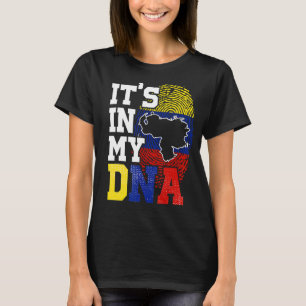 T-shirt Fière empreinte digitale vénézuélienne Caracas Pri