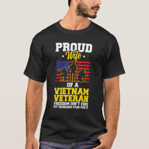 T-shirt Fière Épouse D'Un Vétéran Du Vietnam