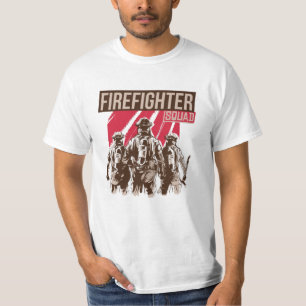 T-shirt Fière escouade de pompiers