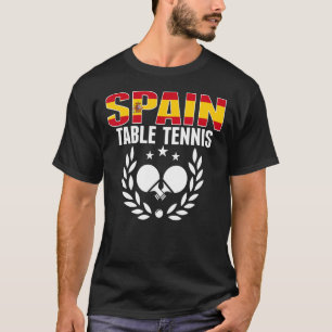 T-shirt Fière Espagne tennis de table espagnol ping-pong s