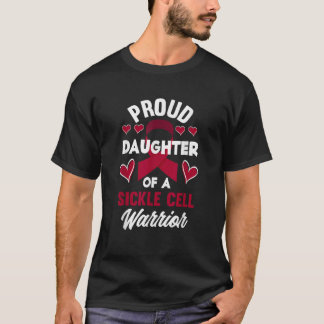 T-shirt Fière fille d'un guerrier de la drépanocytose drép
