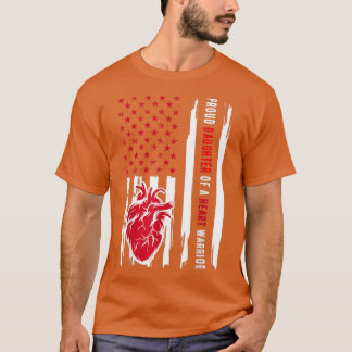 T-shirt Fière Fille D'Un Guerrier Du Coeur Gi De Sensibili