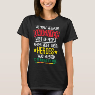 T-shirt Fière fille d'un vétéran du Vietnam 2