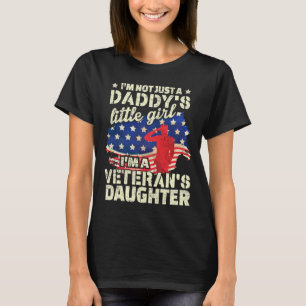T-shirt Fière fille d'un vétéran Jour des vétérans Vétéran